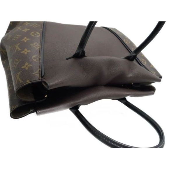 Louis Vuitton PM Chocolat Monogram Shoulder Bag Black - Picture 4 of 7
